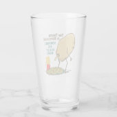 揚げ物が実際にポテトにいかになされるか タンブラーグラス (裏面)