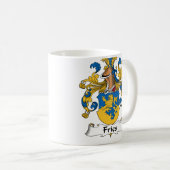 揚げ物の家紋 コーヒーマグカップ (正面右)