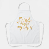 揚げ物は私の人生だ エプロン (正面)