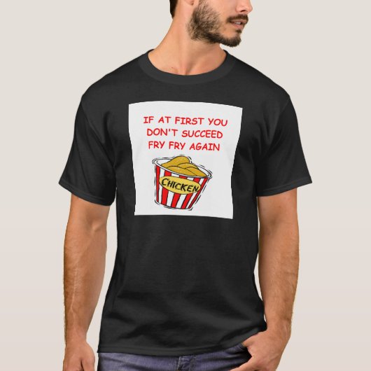 揚げ物 Tシャツ (正面)