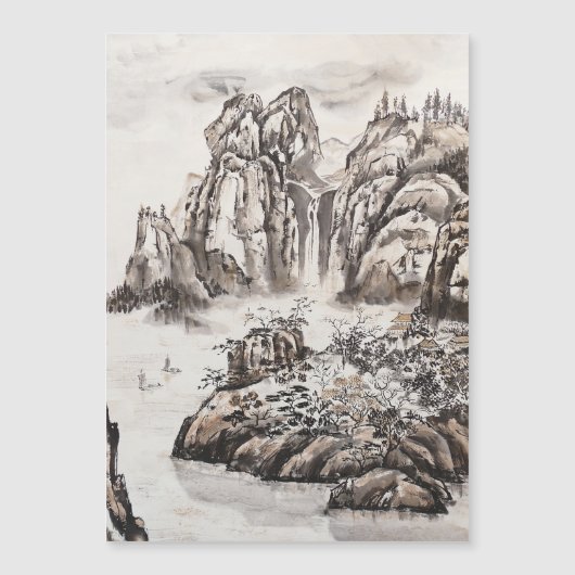 揚子川と滝 (正面)