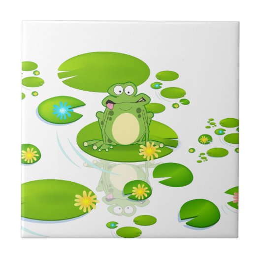 揚重カエル タイル (正面)