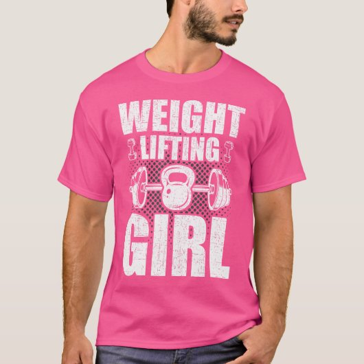 揚重ガールボディビル揚重作業 Tシャツ (正面)