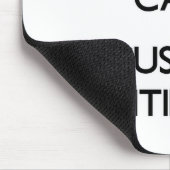 換気に焦点を合わせることによって平静を保って下さい マウスパッド (コーナー)