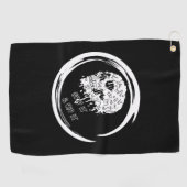 握ってディスクタオルを取り込む ゴルフタオル (横)