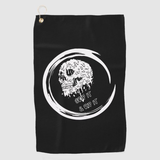 握ってディスクタオルを取り込む ゴルフタオル (正面)