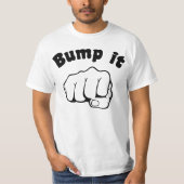 握りこぶしの隆起それ Tシャツ (正面)