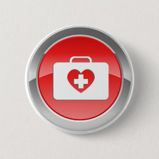 握りこぶし愛はボタンを助けます 缶バッジ