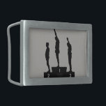 握りこぶし 長方形ベルトバックル<br><div class="desc">芸術を内省して下さい。</div>