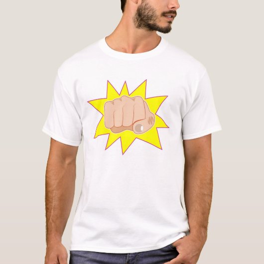 握りこぶし Tシャツ (正面)