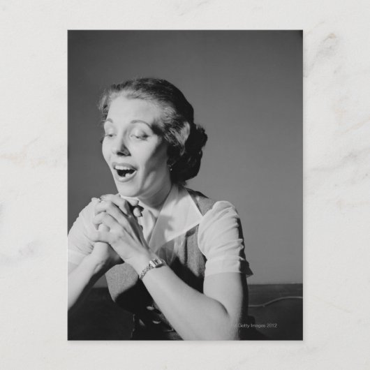 握りしめられた手 ポストカード (正面)