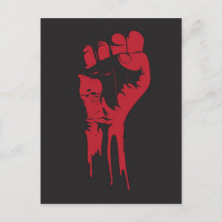 握り拳 ポストカード