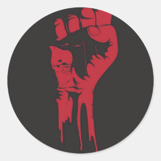 握り拳 ラウンドシール
