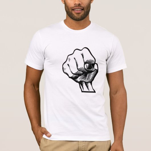 握り拳Tシャツ Tシャツ (正面)