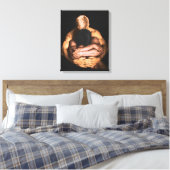 握り締めた キャンバスプリント (インサイチュ (寝室))