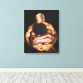 握り締めた キャンバスプリント (インサイチュ (ウッドフロア))