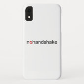 握手しない Case-Mate iPhoneケース (裏面)