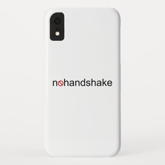 握手しない Case-Mate iPhoneケース (裏面)
