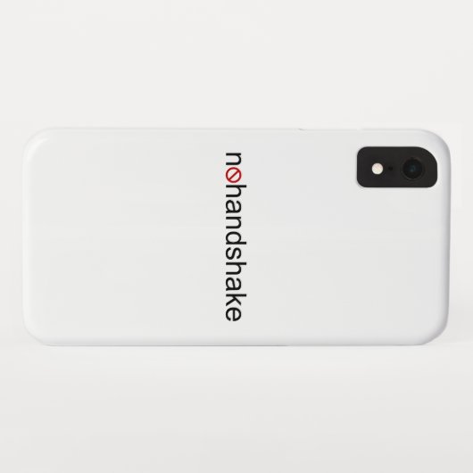 握手しない Case-Mate iPhoneケース (裏面(横))