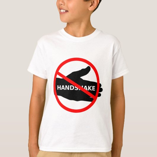 握手なし Tシャツ (正面)
