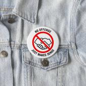 握手も攻撃も筋が通らない 缶バッジ (インサイチュ)