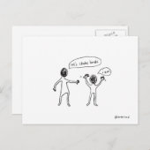 握手葉書 ポストカード (正面/裏面)