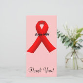 援助HIV サンキューカード (スタンド正面)
