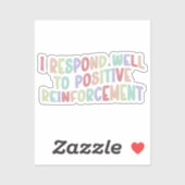 援軍に対して前向きよくおもしろい反応 シール (シート)