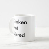 揺すられるかき混ぜられない コーヒーマグカップ (正面左)