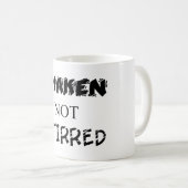 揺すられるかき混ぜられない コーヒーマグカップ (正面右)