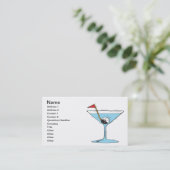 揺すられるかき混ぜられない 名刺 (スタンド正面)