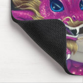 "揺らめくピンクのドラゴン"のマウスパッド マウスパッド (コーナー)