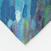 揺らめく海洋波30x 40のフリースのビーチ毛布 フリースブランケット (角)