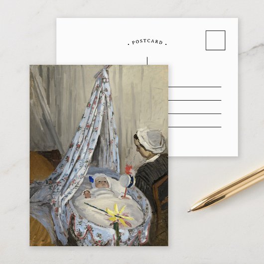 揺りかごは |クロード・モネ ポストカード