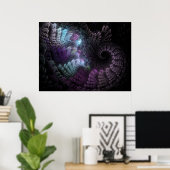 揺りかごフラクタル ポスター (ホームオフィス)