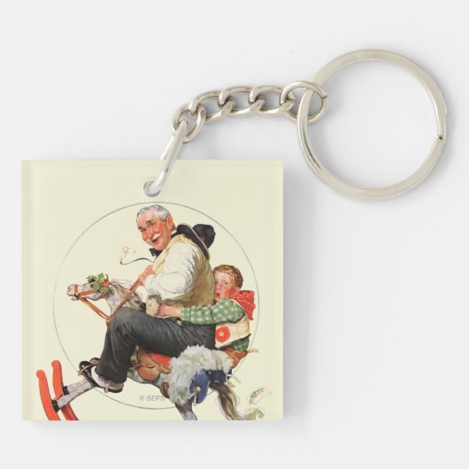 揺り木馬のGramps キーホルダー (裏面)