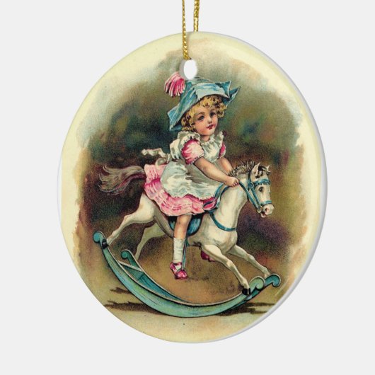 揺り木馬 セラミックオーナメント (左)