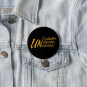揺るがない。動じない。壊れない ― Unbreakable Mindset 缶バッジ (インサイチュ)