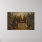 揺るがない。移動なし。壊れていない。 – 毎日ガザ キャンバスプリント (正面)