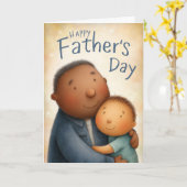 揺るぎない信念と愛の父の日のカード カード (黄色い花)