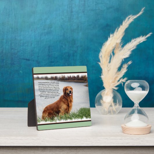 揺るぎない信感動的念 フォトプラーク (インサイチュ)