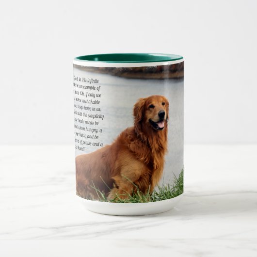 揺るぎない信感動的念 マグカップ (中央)