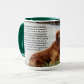 揺るぎない信感動的念 マグカップ (正面左)