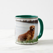 揺るぎない信感動的念 マグカップ (正面右)