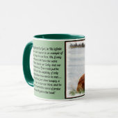 揺るぎない信感動的念 マグカップ (正面左)