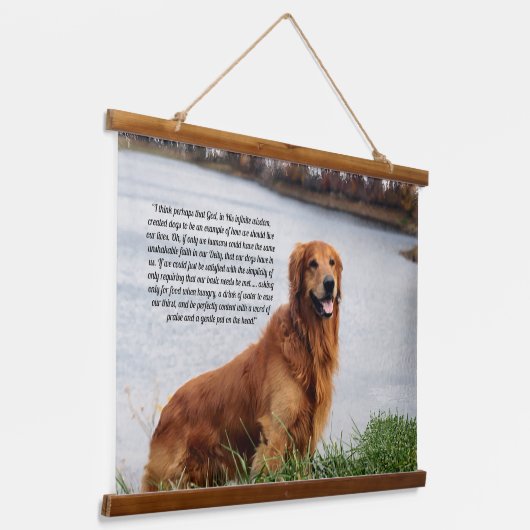 揺るぎない信感動的念 吊り下げ型タペストリー (傾斜あり)