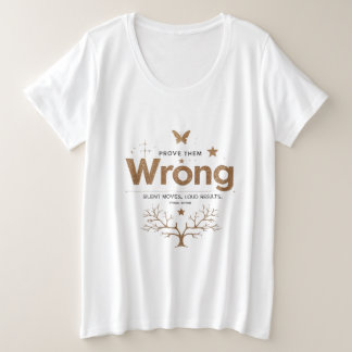 揺るぎない優美» | ウィメンズプラスサイやる気を起こさせるズ プラスサイズTシャツ