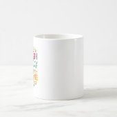 揺るぎない強さ - 女性をエンパワーする名言 コーヒーマグカップ (中央)