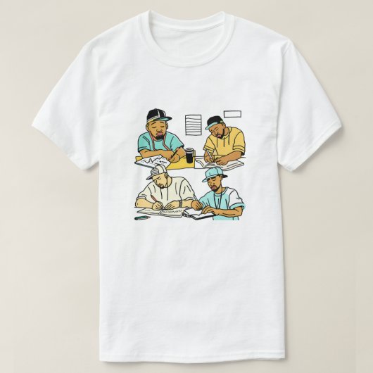揺るぎない解決 Tシャツ (デザイン正面)