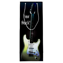 揺れます! 、エレキギターのワインのギフトバッグ ワインギフトバッグ